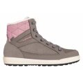 Lowa Winter Shoes Casara Mid GTX (suede leather, waterproof) stone grey/rose Women