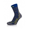 Lowa Hiking-Trekking Socks (Merino Wool, Honeycomb Structure) Blue Kids - 1 Pair