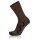 Lowa Hiking Sock Crew 3-Season Pro (Cotton, high comfort) dark brown - 1 pair