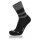 Lowa Day Sock Crew Everyday (Merino/Cotton) black striped - 1 pair