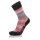 Lowa Day Sock Crew Everyday (Merino/Cotton) pink/turquoise striped - 1 Pair