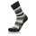 Lowa Day Sock Crew Everyday (Merino/Cotton) grey/black striped - 1 pair