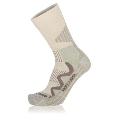 Lowa Hiking Sock Crew 4-Season Pro (Merino wool, high comfort) desert beige - 1 pair