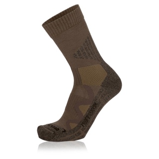 Lowa Hiking Sock Crew 4-Season Pro (Merino Wool, High Comfort) coyote brown - 1 Pair