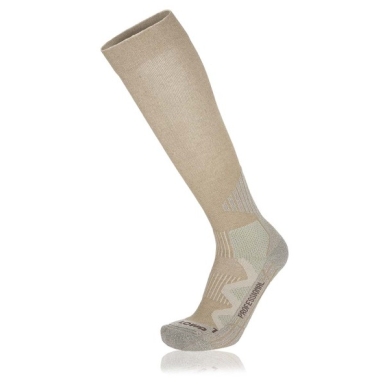 Lowa Hiking Sock Calf Compression Sock Pro (for relief and support) desert brown - 1 pair