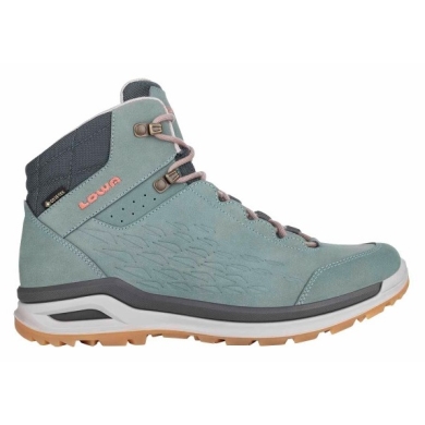 Lowa Everyday Travel Shoes Locarno QC GTX (waterproof) ice blue/mandarin Women