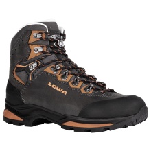 Lowa Hiking Shoes Camino Evo LL (Trekking, Nubuck Leather) anthracite/orange Men