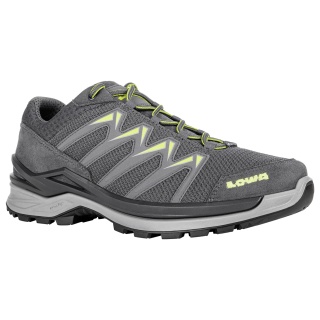 Lowa Wander-Travelschuhe Innox Pro Low GTX (All-Terrain, Synthetic/Textile, Waterproof) anthracite grey/avocado Men's