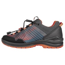 Lowa Hiking Travel Shoes Carezza GTX Low Junior (Synthetic/Textile, waterproof) anthracite grey/orange children