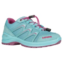 Lowa Hiking Shoes Maddox Low GTX Junior (Textile/Synthetic, Waterproof) Baltic Blue/Fuchsia Kids