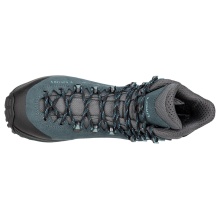 Lowa Hiking Shoes Randir Mid GTX (Trekking, Suede, Waterproof) Petrol Blue/Arctic Ladies