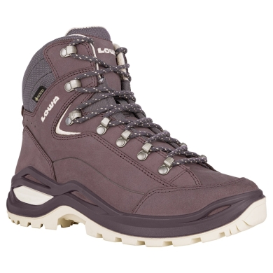 Lowa Hiking Shoes Renegade Evo Mid GTX (All-Terrain, Nubuck Leather, Waterproof) Dusty Pink/White Ladies