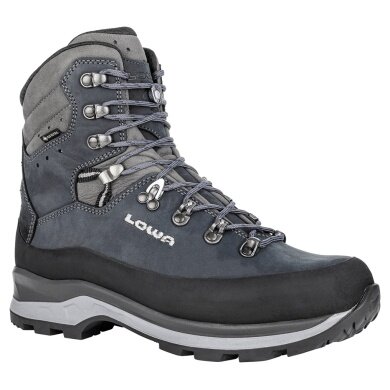 Lowa Hiking Boots Tibet Evo GTX (Trekking, Nubuck Leather, waterproof) navy blue/graphite Men