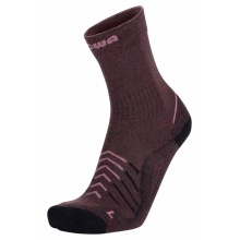 Lowa Hiking Sock Crew Renegade (Merino Wool/Polyamide) plum/pink - 1 Pair