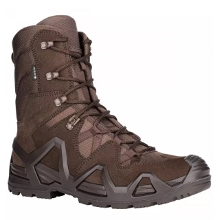 Lowa Military Boots Work Shoes Zephyr MK2 GTX Hi (Suede, Waterproof) Coyote OP Dark Brown Men's