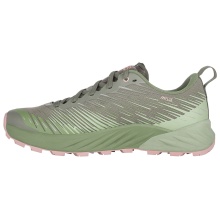 Lowa Trail Running Shoes Amplux (Synthetic, Lightweight) Green/Pink Women