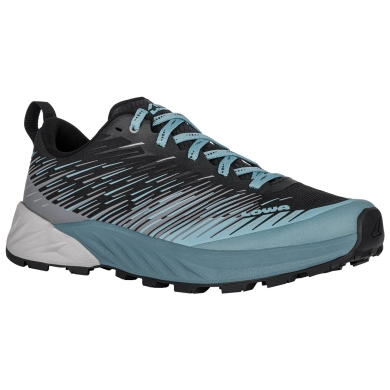 Lowa Trail Running Shoes Amplux (Synthetic, Lightweight) Grey/Arctic Blue Women