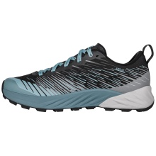 Lowa Trail Running Shoes Amplux (Synthetic, Lightweight) Grey/Arctic Blue Women