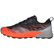 Lowa Trail Running Shoes Amplux (Synthetic, Lightweight) Flame Red/Grey Men