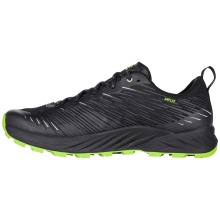 Lowa Trail Running Shoes Amplux (Synthetic, Lightweight) Black/Lime Green Men