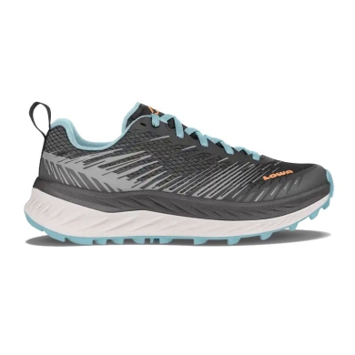 Lowa Trail Running Shoes Fortux (Synthetic, Lightweight) Grey/Arctic Blue Women