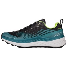 Lowa Trail Running Shoes Fortux (Synthetic, Lightweight) Petrol/Lime Green Men