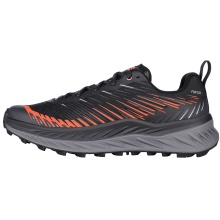 Lowa Trail Running Shoes Fortux (Synthetic, Lightweight) Black/Flame Men