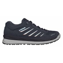 Lowa Everyday Travel Shoes Axos Low GTX (All-Terrain, waterproof) navy blue/ice blue Women