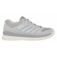 Lowa Everyday Travel Shoes Axos Low GTX (All-Terrain, waterproof) light grey/aquamarine Women