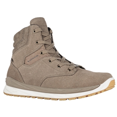 Lowa Everyday Travel Shoes Furato GTX (suede leather, waterproof, side zipper) light brown Men