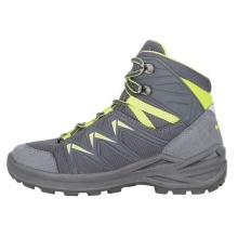 Lowa Hiking Travel Shoes Innox Pro MID GTX Junior (Synthetic/Textile, waterproof) steel blue/lime toddlers