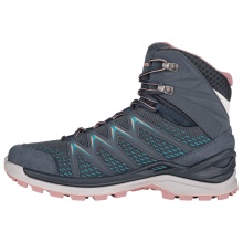 Lowa Hiking-Travel Shoes Innox Pro Mid GTX (All-Terrain, Synthetic/Textile, Waterproof) steel blue/rose Women