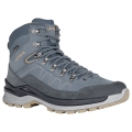 Lowa Hiking-Travel Shoes Toro Pro Mid GTX (Velour-Nubuck leather, waterproof) steel blue/sand Men