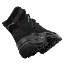 Lowa Renegade Mid GTX Hiking Shoes (All-Terrain, Nubuck Leather, Waterproof) 2024 Asphalt Grey/Turquoise Ladies