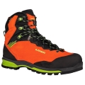 Lowa Hiking Shoes Cadin II Mid GTX (Approach, waterproof) orange/lime Men