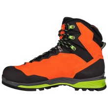 Lowa Hiking Shoes Cadin II Mid GTX (Approach, waterproof) orange/lime Men