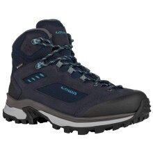 Lowa Hiking Shoes Corvara Mid GTX (Trekking, Suede/Textile, Waterproof) navy blue/arctic Women's