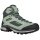 Lowa Hiking Shoes Corvara Mid GTX (Trekking, Suede/Textile, Waterproof) patina green/grey Ladies