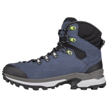 Lowa Hiking Shoes Corvara Mid GTX (Trekking, Suede/Textile, Waterproof) denim blue/grey Men's