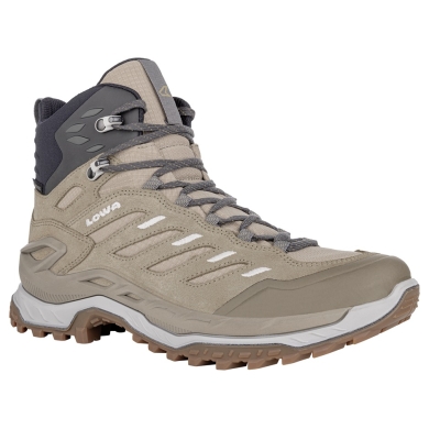 Lowa Hiking Shoes Innovo Mid GTX (All-Terrain, Suede, Waterproof) brown/grey Ladies