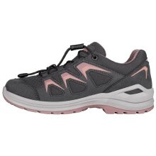 Lowa Hiking Shoes Innox Evo GTX LO (Textile/Synthetic, waterproof) graphite grey/pink Children