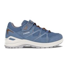 Lowa Innox Evo GTX Low Hiking Shoes (Synthetic/Textile, waterproof) blue/rust toddlers