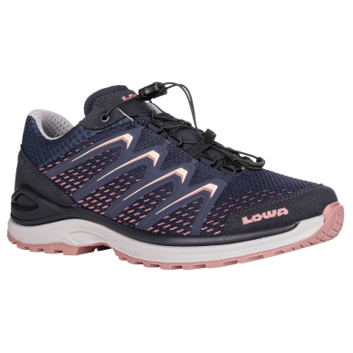 Lowa Hiking Shoes Maddox Low GTX (Multifunction, Textile/Synthetic, waterproof) navy blue/champagne Women