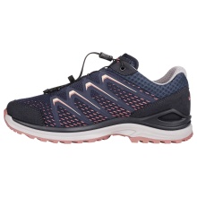 Lowa Hiking Shoes Maddox Low GTX (Multifunction, Textile/Synthetic, waterproof) navy blue/champagne Women