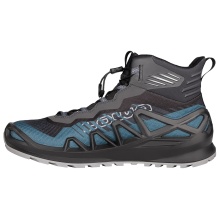 Lowa Hiking Shoes Merger Mid GTX (All-Terrain, Synthetic/Textile, waterproof) steel blue/anthracite grey Men