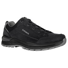 Lowa Hiking Shoes Renegade EVO LL Low (Nubuck Leather) Black/Grey Men's