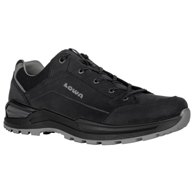 Lowa Hiking Shoes Renegade EVO LL Low (Nubuck Leather) Black/Grey Men's