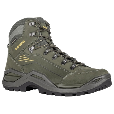 Lowa Hiking Boots Renegade EVO Mid GTX (All-Terrain, Nubuck Leather, Waterproof) Olive Green/Mustard Men's