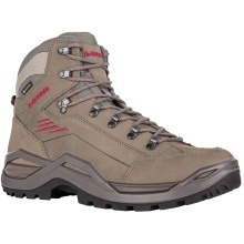 Lowa Hiking Shoes Renegade EVO Mid GTX (All-Terrain, Nubuck Leather, Waterproof) Stone Brown/Red Wood Men's