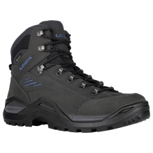 Lowa Renegade EVO Mid GTX Hiking Boots (All-Terrain, Nubuck Leather, Waterproof) Anthracite Grey/Steel Blue Men's